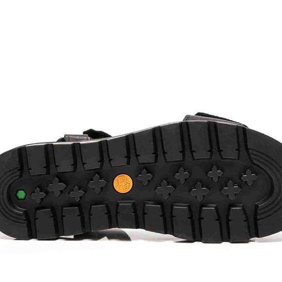 Timberland Black Leather Ray City Ankle Strap Sandals Shoes Flats Multi Size NEW - Picture 6 of 9